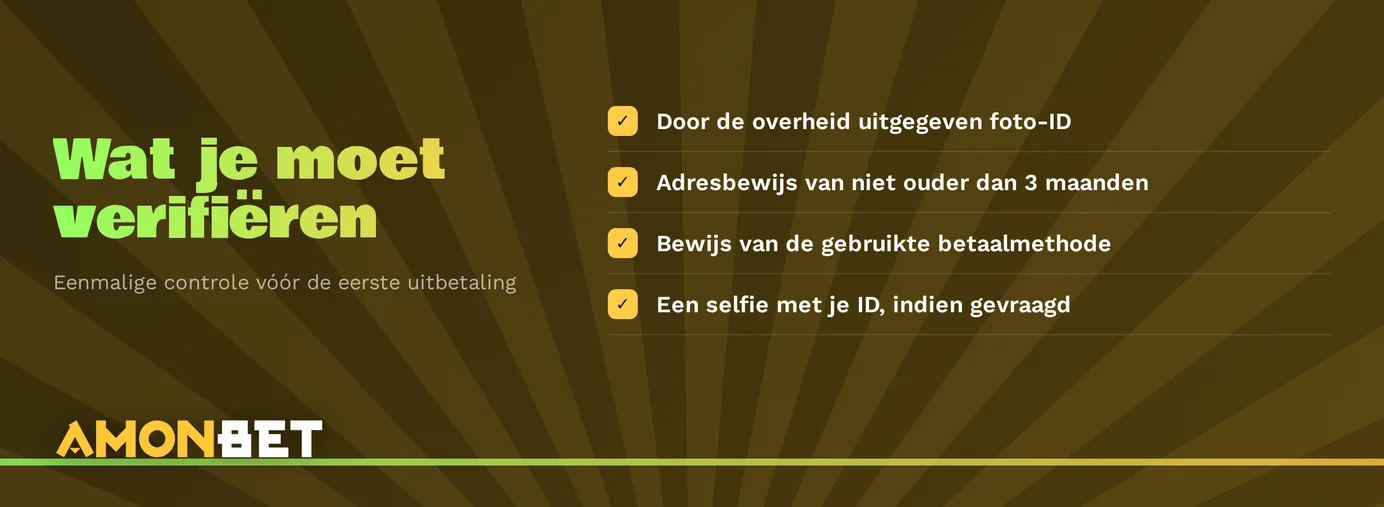 Verifieer je identiteitsgegevens