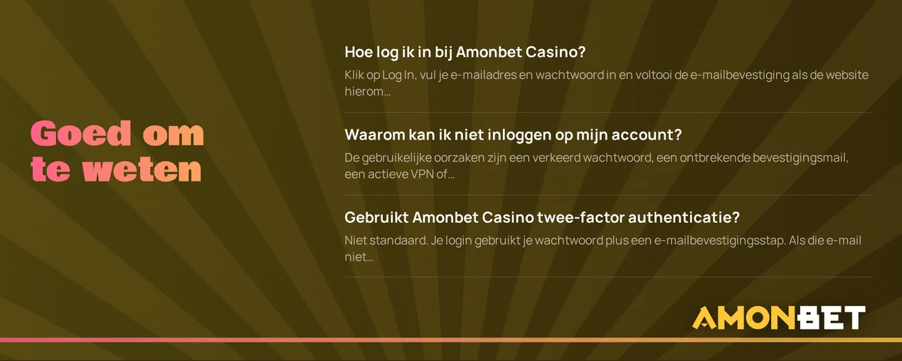 Vind inlogvragen antwoorden.